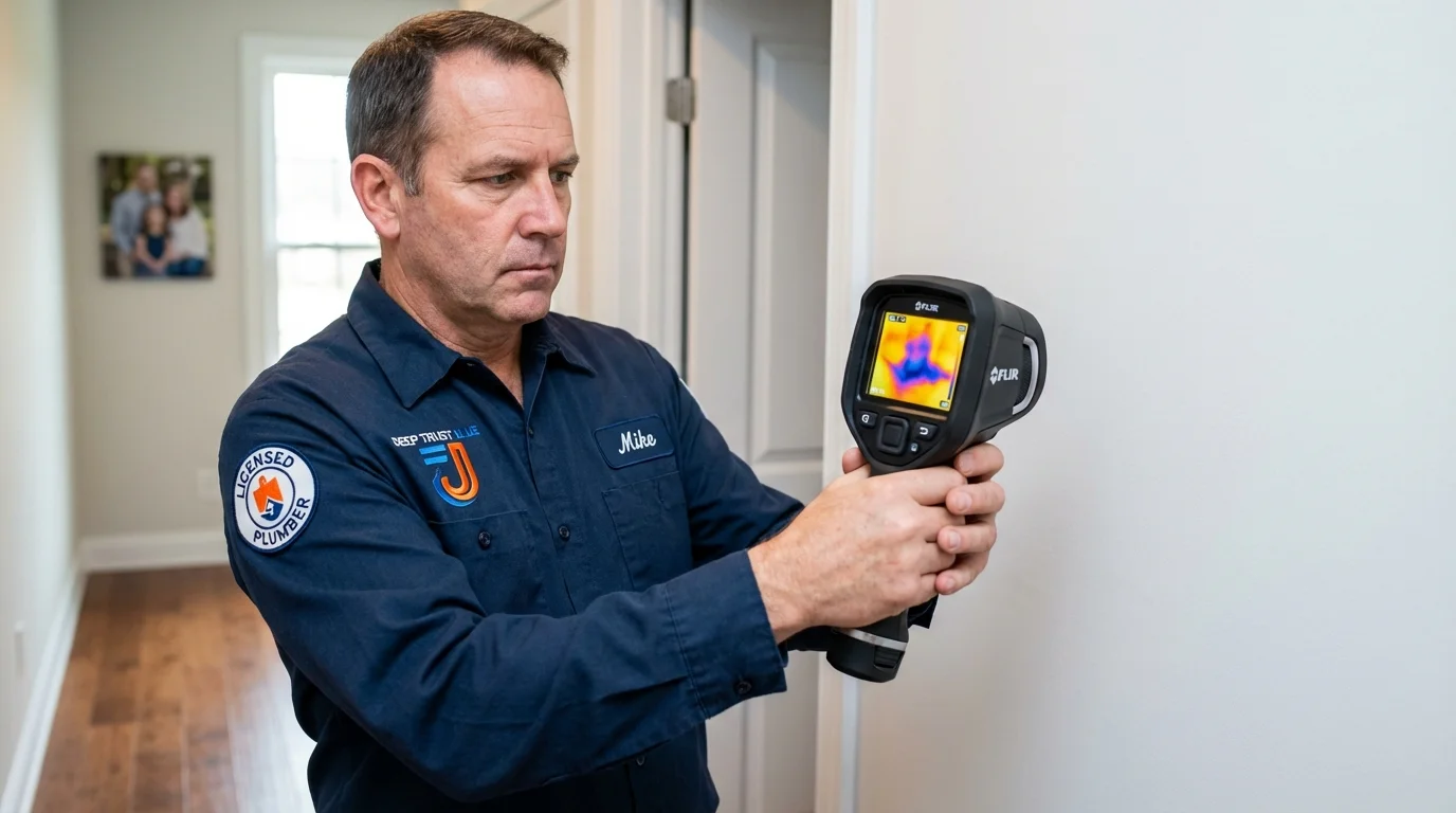 Thermal imaging leak detection by Johns Plumbing LLC in Blanding